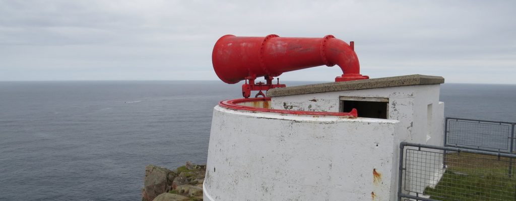 De misthoorn van Sumburgh, Schotland